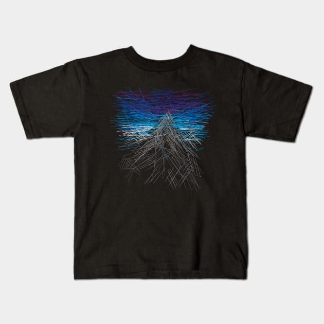 mountain Kids T-Shirt by Nikokosmos